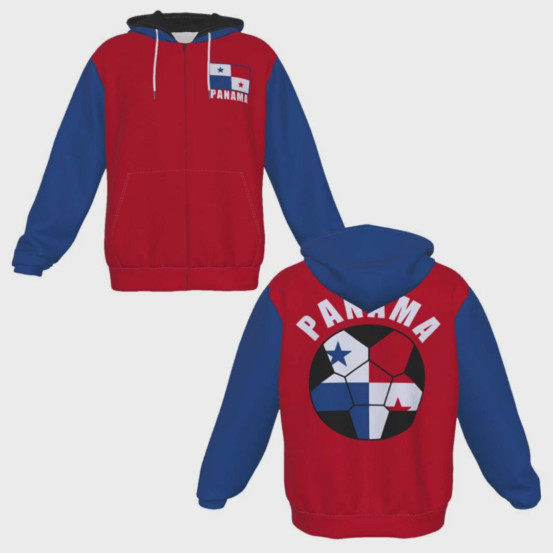 Panama Unisex Football Fan Zip Hoodie Video