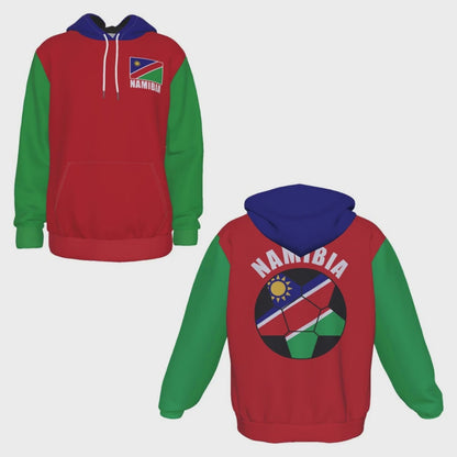 Namibia Unisex Football Fan Pullover Hoodie Video