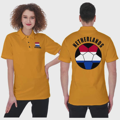 Netherlands Unisex Football Fan Polo Shirt Video