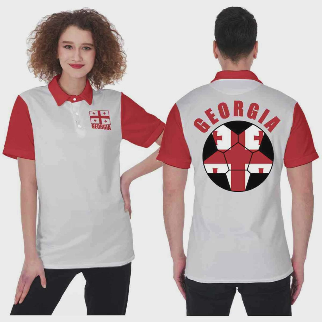 Georgia Unisex Football Fan Polo Shirt Video