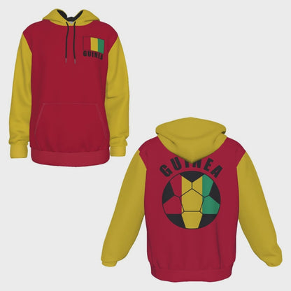 Guinea Unisex Football Fan Pullover Hoodie Video