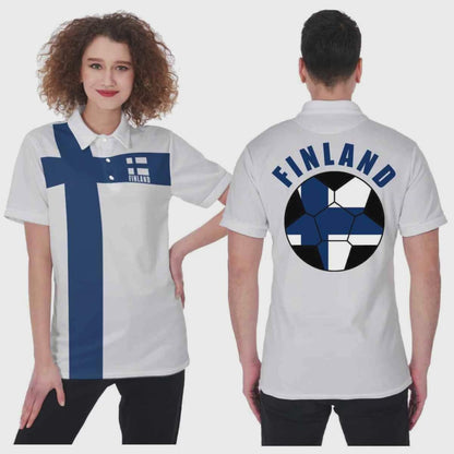 Finland Unisex Football Fan Polo Shirt Video