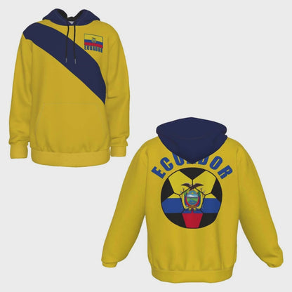 Ecuador Unisex Football Fan Pullover Hoodie Video