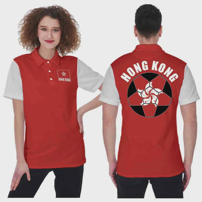 Hong Kong Unisex Football Fan Polo Shirt Video