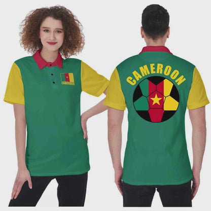 Cameroon Unisex Football Fan Polo Shirt Video