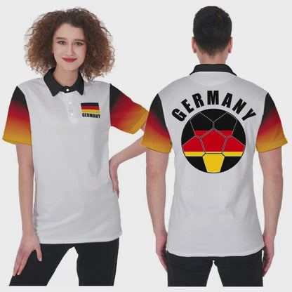 Germany Unisex Football Fan Polo Shirt Video