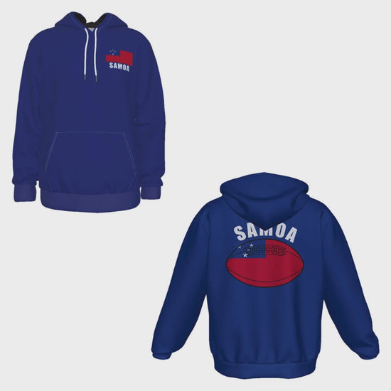 Samoa Unisex Rugby Fan Pullover Hoodie Video