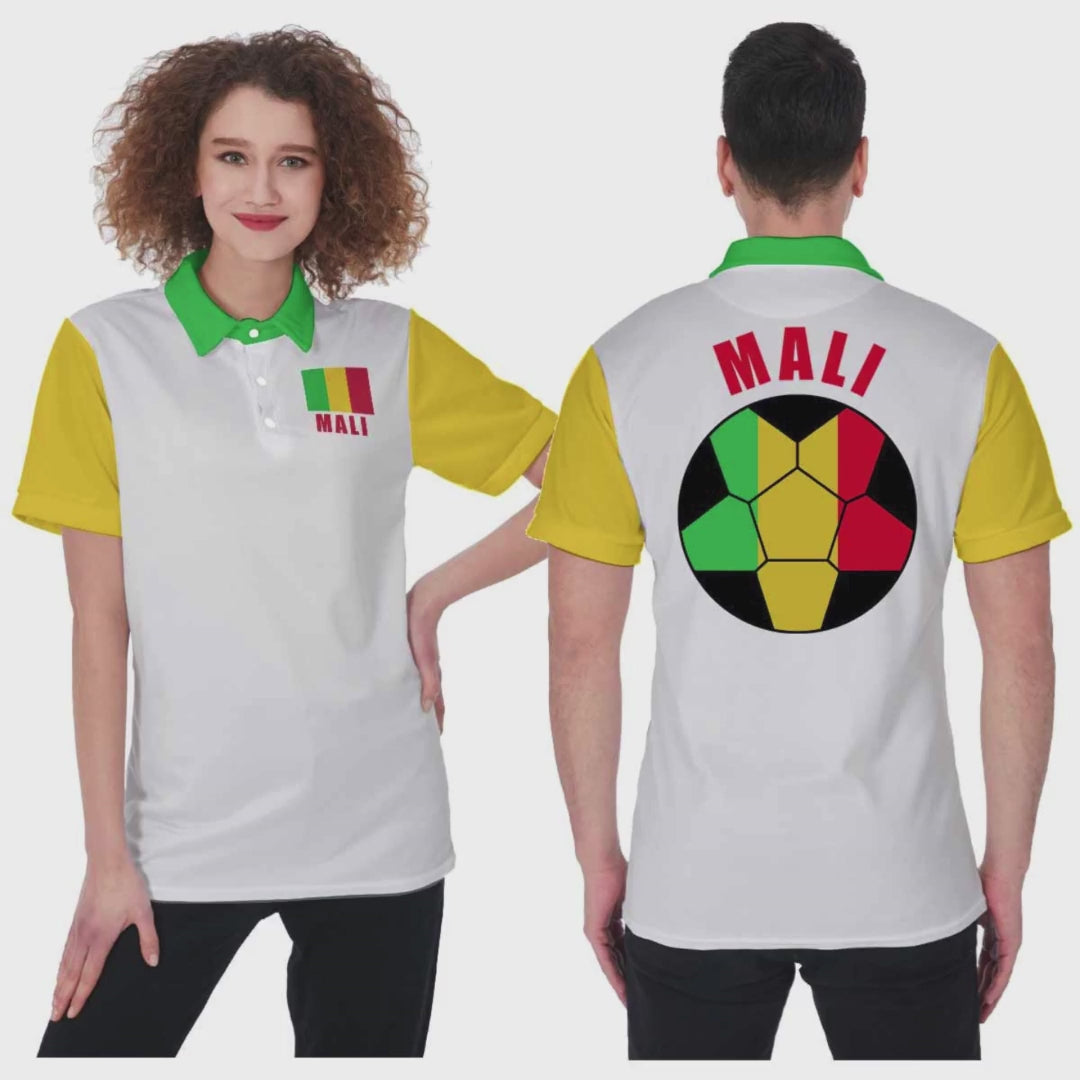 Mali Unisex Football Fan Polo Shirt Video