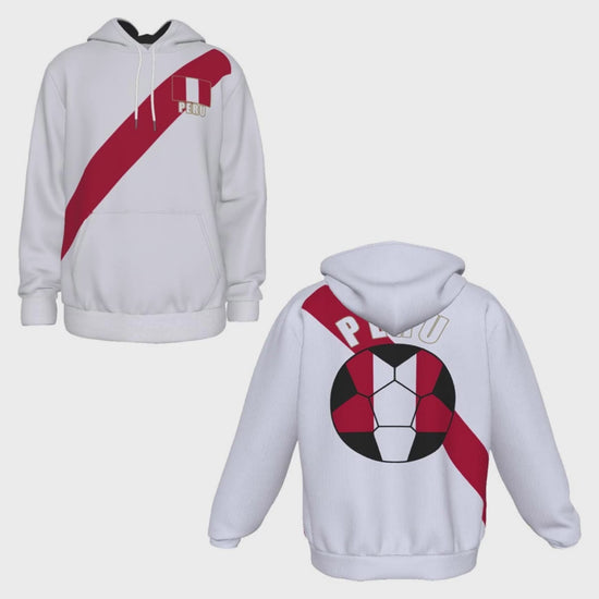 Peru Unisex Football Fan Pullover Hoodie Video