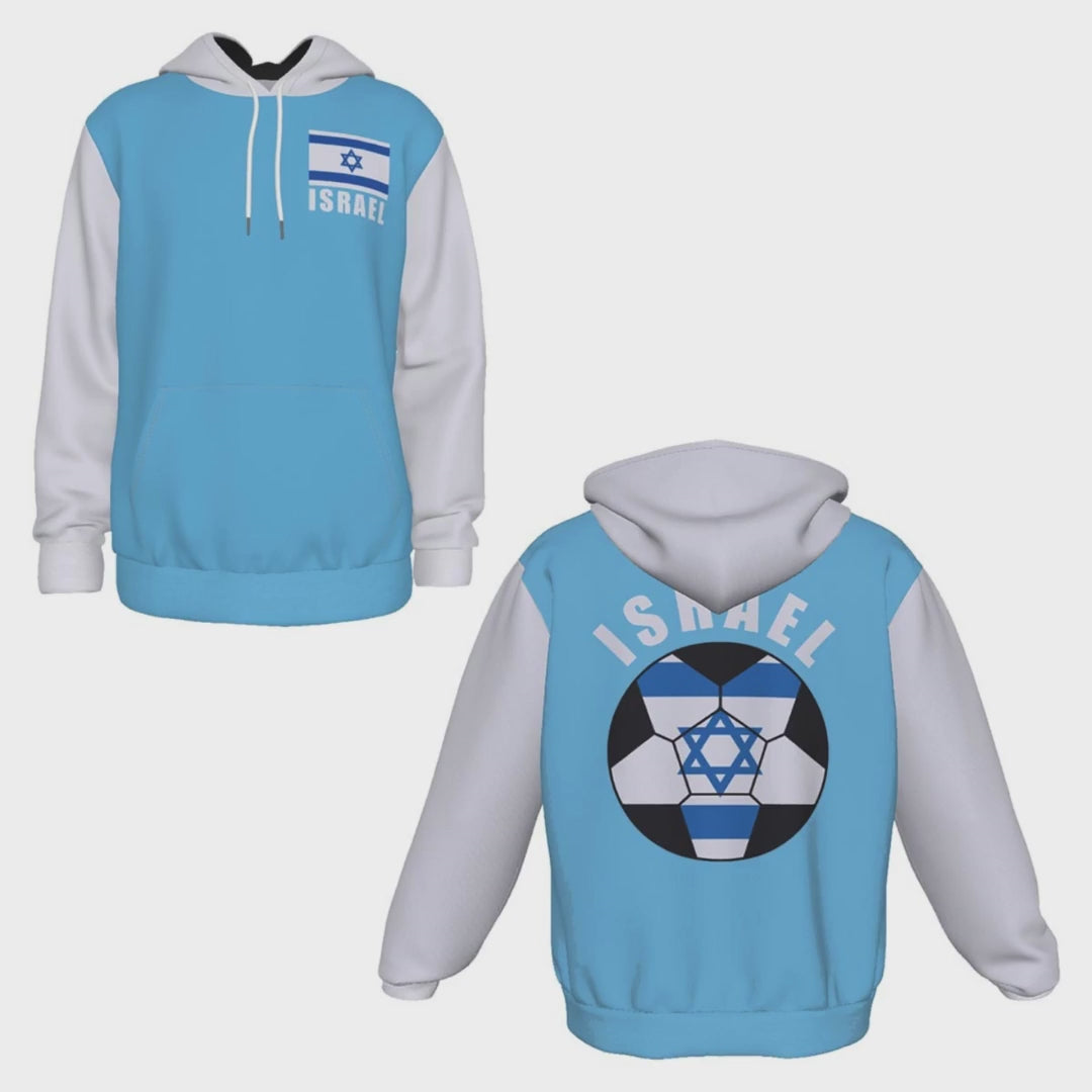 Israel Unisex Football Fan Pullover Hoodie Video