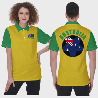 Australia Unisex Football Fan Polo Shirt Video