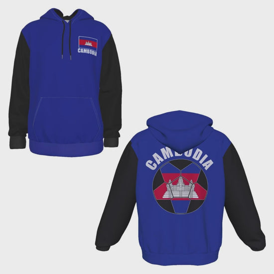 Cambodia Unisex Football Fan Pullover Hoodie Video