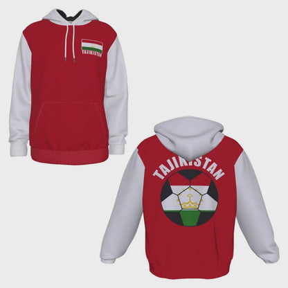 Tajikistan Unisex Football Fan Pullover Hoodie Video