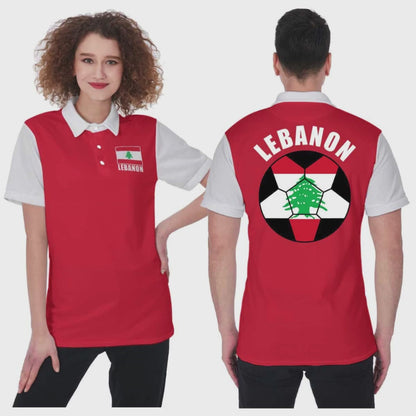 Lebanon Unisex Football Fan Polo Shirt Video